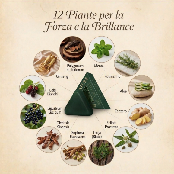 Shampoo PureScalp anticaduta - 12 piante naturali