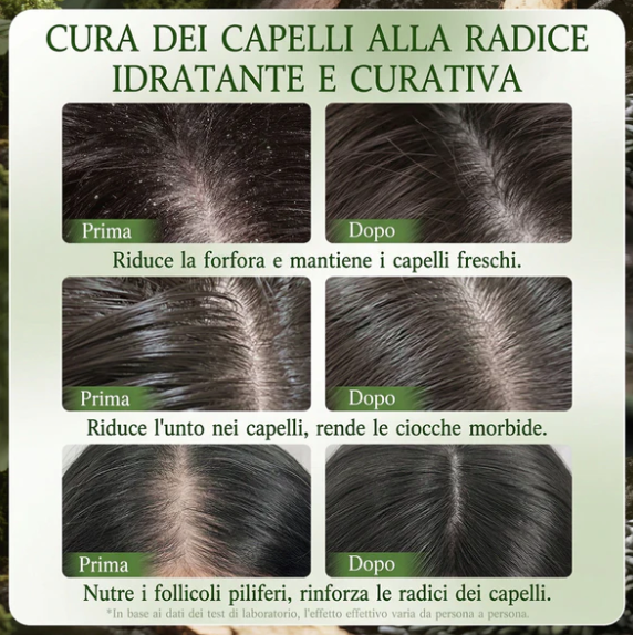 Shampoo PureScalp anticaduta - 12 piante naturali