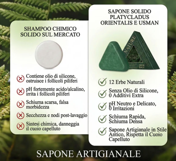 Shampoo PureScalp anticaduta - 12 piante naturali