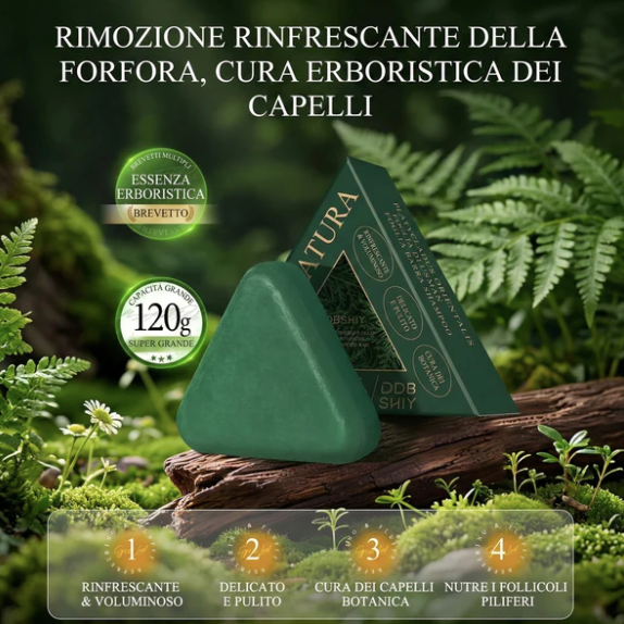 Shampoo PureScalp anticaduta - 12 piante naturali